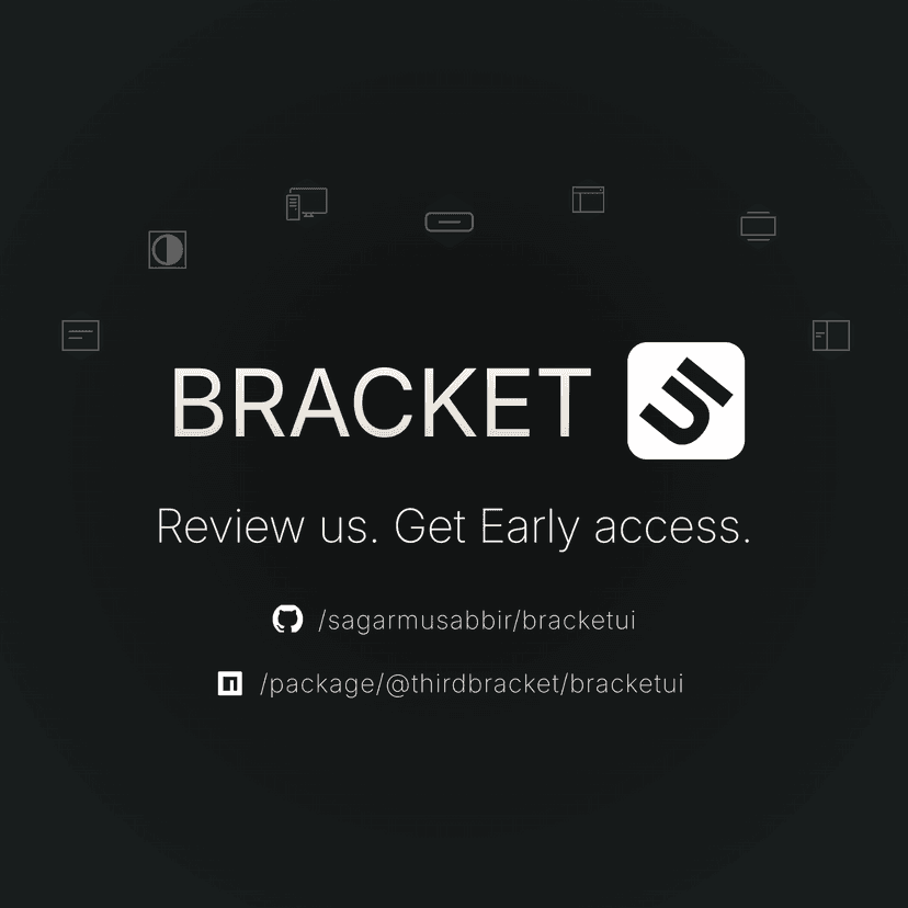 Introducing BracketUI – A TailwindCSS based Component Library